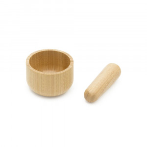 Mortier Pilon Bambou Ø 11,5 cm x H 7 cm Pebbly