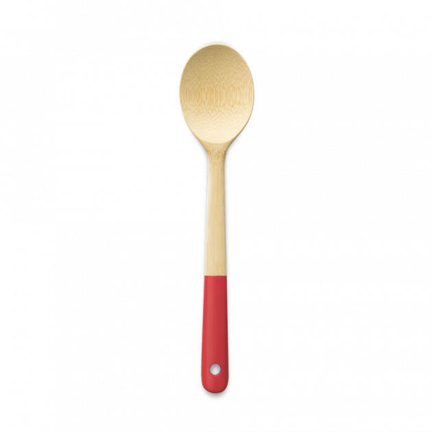 Cuillère de Cuisine Bambou 30 cm Rouge Pebbly