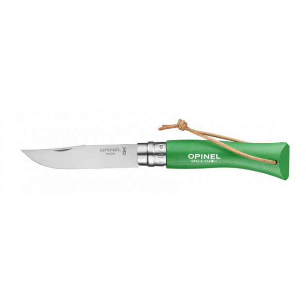 Couteau N°7 Baroudeur Vert Prairie Colorama Opinel