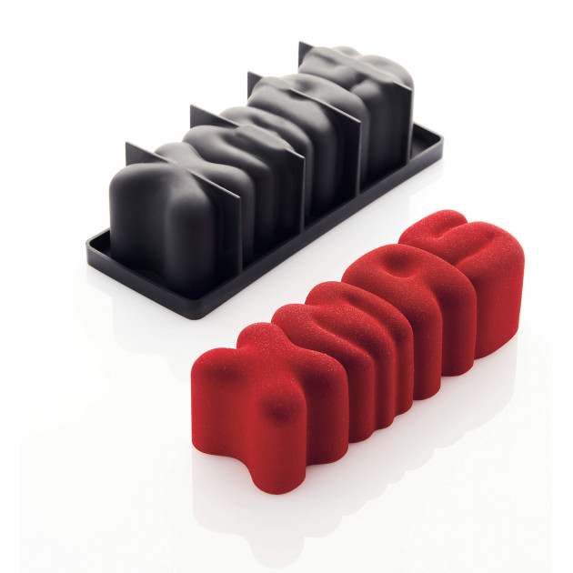 Moule Silicone Bûche Séquoïa 25 x 9,2 cm x H 7,4 cm Pavoni -  , Achat, Vente