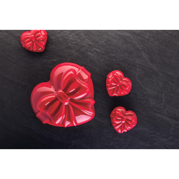 Moule silicone forme coeur Pavoni