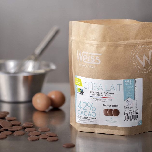 Chocolat Blanc 29% Névéa 1 kg Weiss - , Achat, Vente