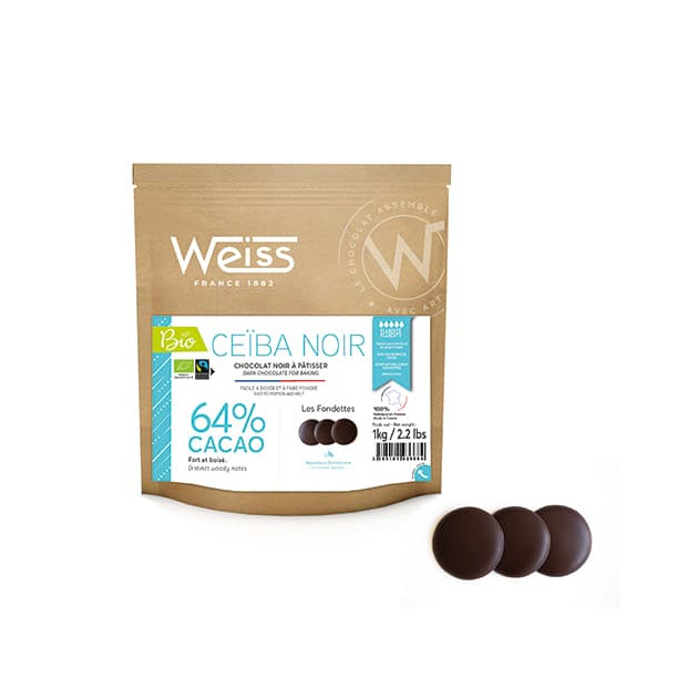 Chocolat Noir Bio 64% Ceïba 1 kg Weiss
