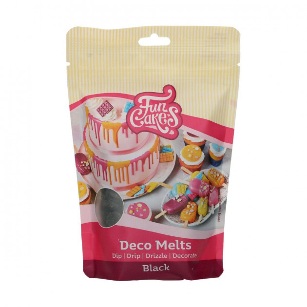 Pistoles Deco Melts Noir 250g FunCakes