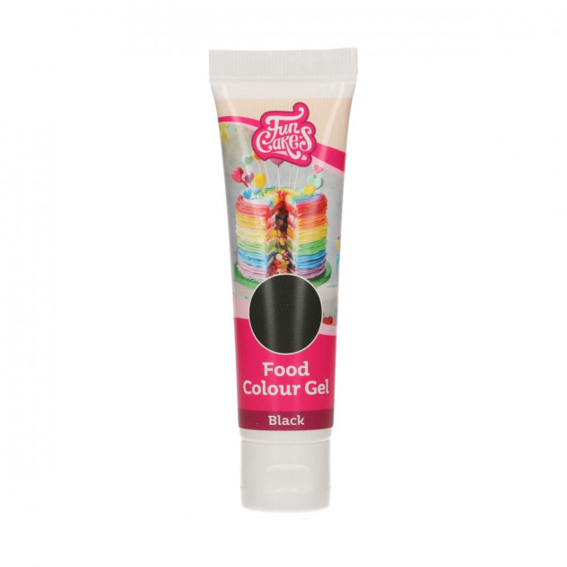 Colorant gel alimentaire Noir FunCakes 30 g