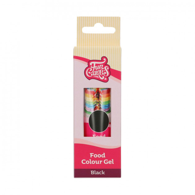 Colorant gel alimentaire Noir FunCakes 30 g