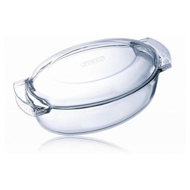 Cocotte en Verre Ovale 38 x 23 cm 4,5 L Classic Pyrex