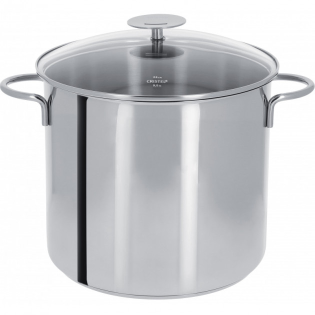 Marmite Mutine Ã˜ 22 cm Manche Fixe Inox Cristel