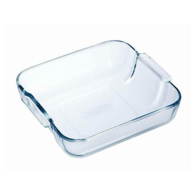 Plat à Four en Verre Carré 25 x 21 cm 2 L Classic Pyrex :achat, vente -  Cuisine Addict