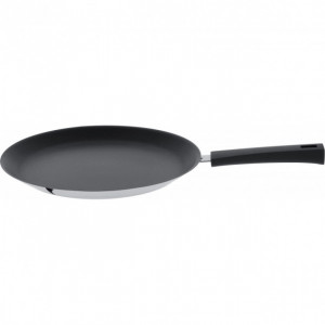 Crêpière Mutine Ø 30 cm Manche Fixe Anti-Adhésive Inox Cristel