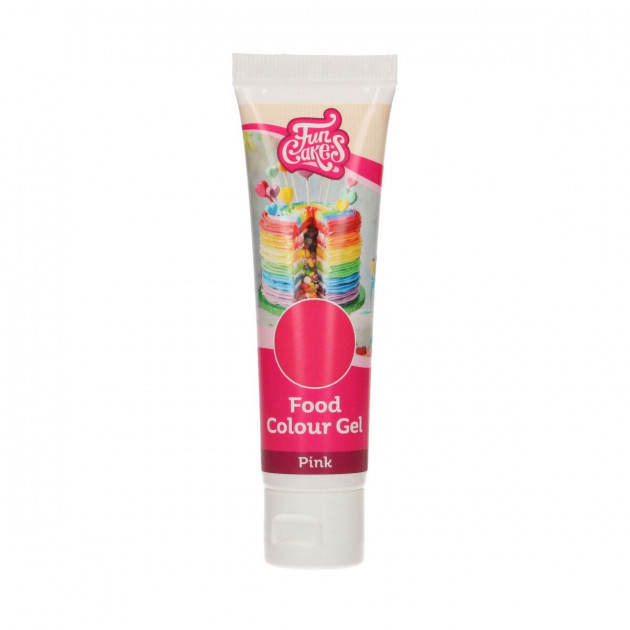 Colorant gel alimentaire Rose FunCakes 30 g