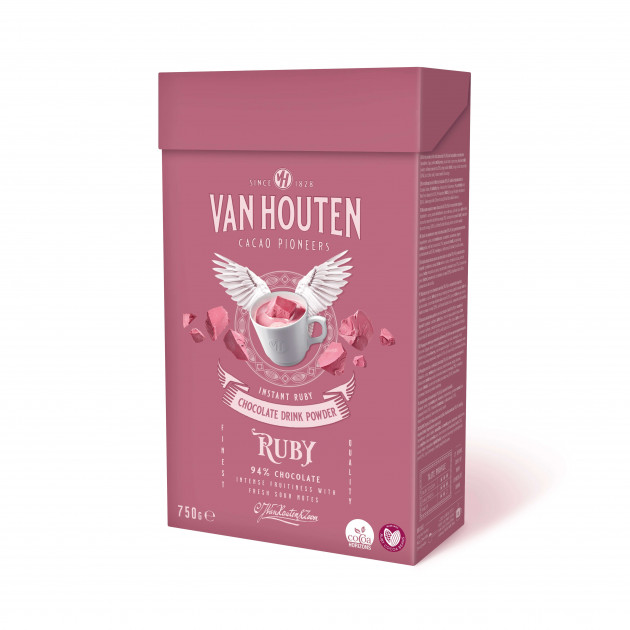 Cacao en Poudre Chocolat Ruby 750g Van Houten