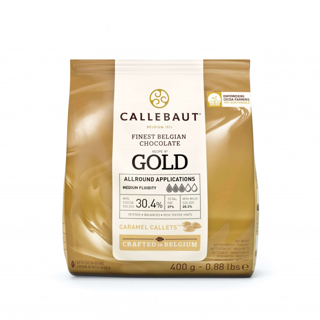 Chocolat Gold 30,4% 400 g Callebaut