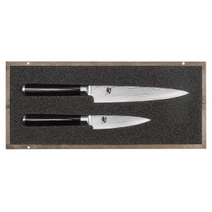 Set Couteau d'Office et Couteau Universel Shun Classic Damas Kai Set Couteau d'Office et Couteau Universel Shun Classic Damas Kai