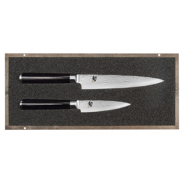 Set Couteau d'Office et Couteau Universel Shun Classic Damas Kai