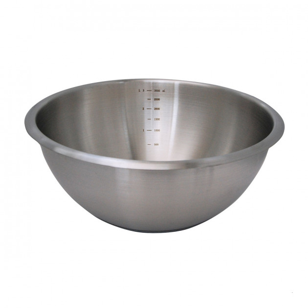 Bassine Demi-Sphérique Inox et Fond Silicone Ø 20 cm De Buyer