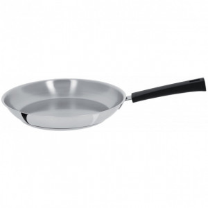 Poêle Mutine Ø 24 cm Manche Fixe Inox Cristel Poêle Mutine Ø 24 cm Manche Fixe Inox Cristel