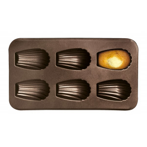Moule 6 Madeleines XXL Anti-Adhésif Gobel Moule 6 Madeleines XXL Anti-Adhésif Gobel