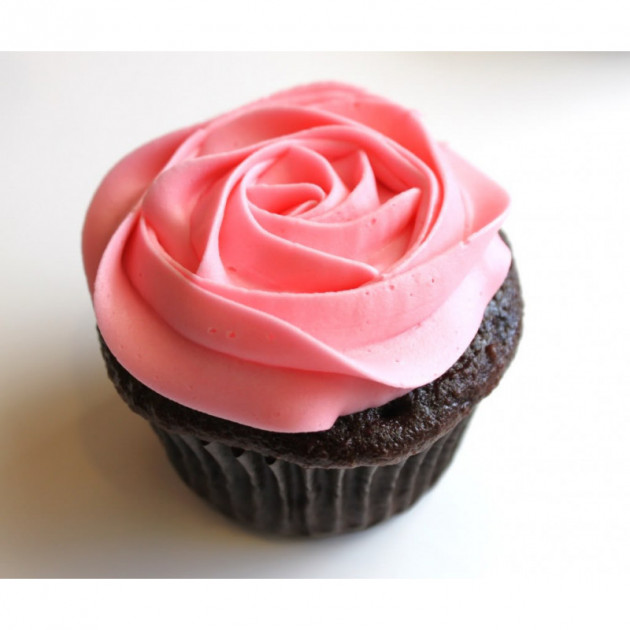 Cupcake realise avec le Colorant Rose en Poudre Scrapcooking Cupcake realise avec le Colorant Rose en Poudre Scrapcooking
