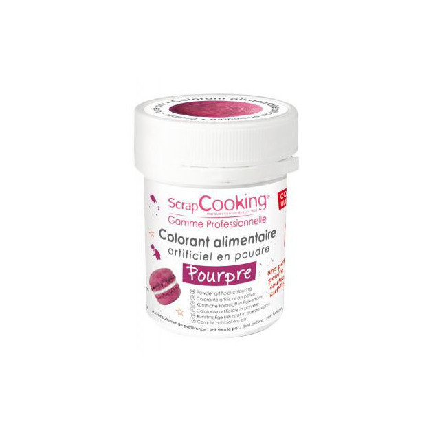 Colorant Alimentaire en Poudre Pourpre 5g Scrapcooking