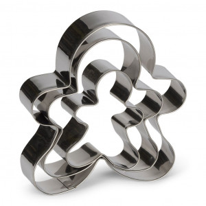 FIN DE SERIE Emporte-pièces Biscuit Bonhomme Pain d'Epices (x3) Patisse