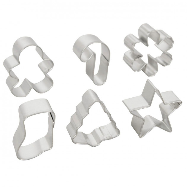 Mini Emporte-Pièces de Noël 4 cm (x6) Wilton - , Achat,  Vente