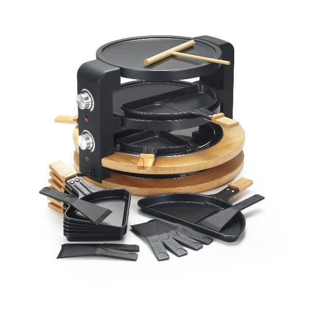 Appareil à Raclette Multifonction, Grill & Crêpière KitchenChef : achat,  vente - Cuisine Addict