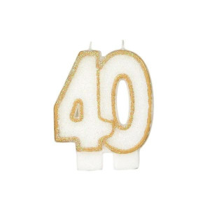 Bougie Anniversaire 40 ans Gatodéco