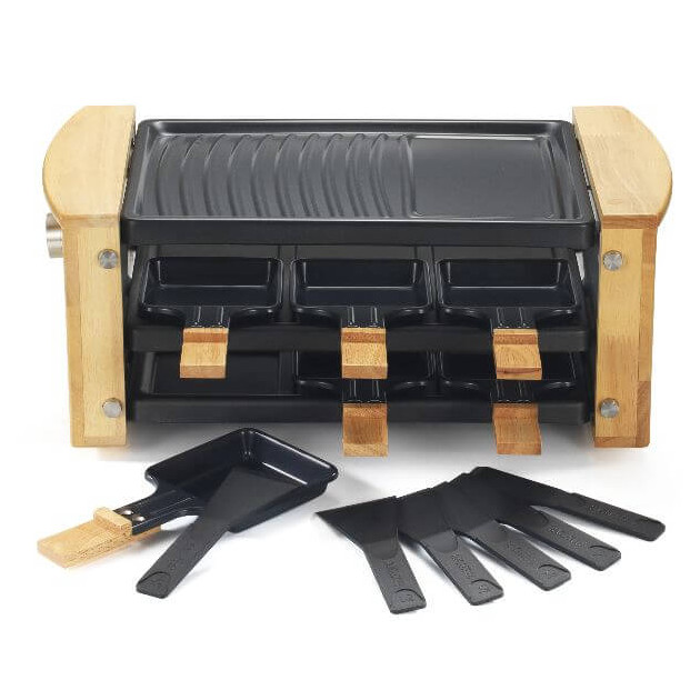 FIN DE SERIE Appareil à Raclette & Grill pour 6 Personnes KITCHENCHEF