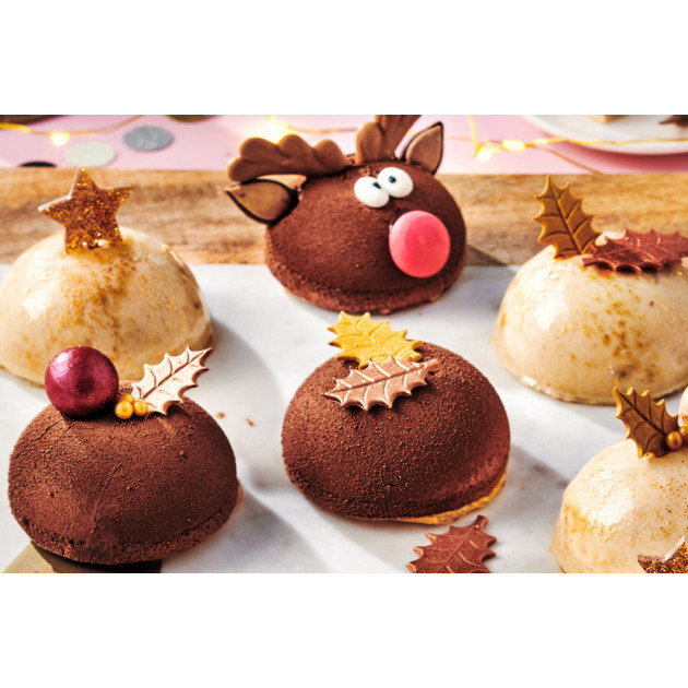 Recette avec les Décors en Sucre Renne Rudolph Funcakes