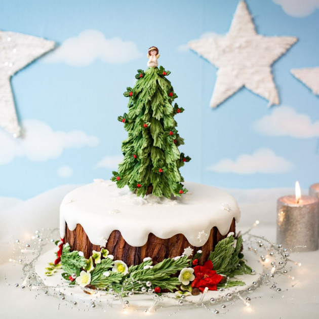 Décors Sapin de Noël avec le Moule en Silicone Karen Davies