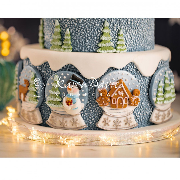 Boules à Neige de Noël avec le Moule en Silicone Karen Davies