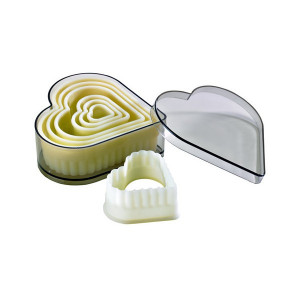Emporte Pièce Coeur Cannelé Polyglass (x7) Emporte Pièce Coeur Cannelé Polyglass (x7)