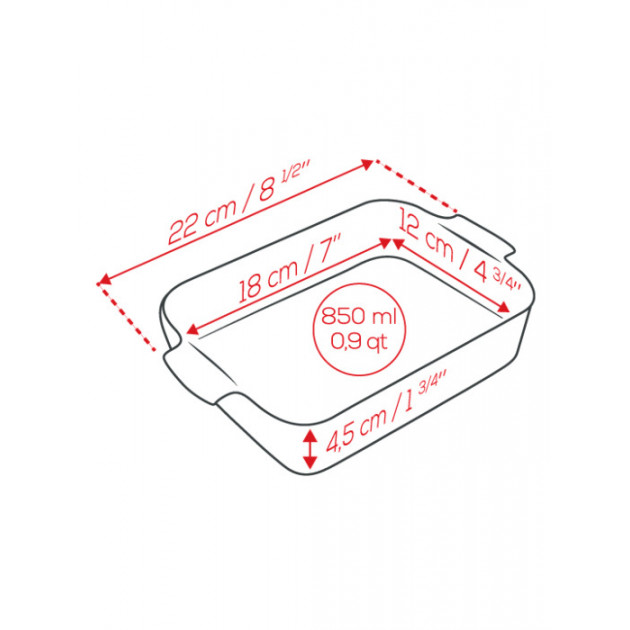 Plat en Céramique 22 cm Peugeot