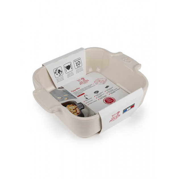 Plat à Four Carré Ecru Peugeot