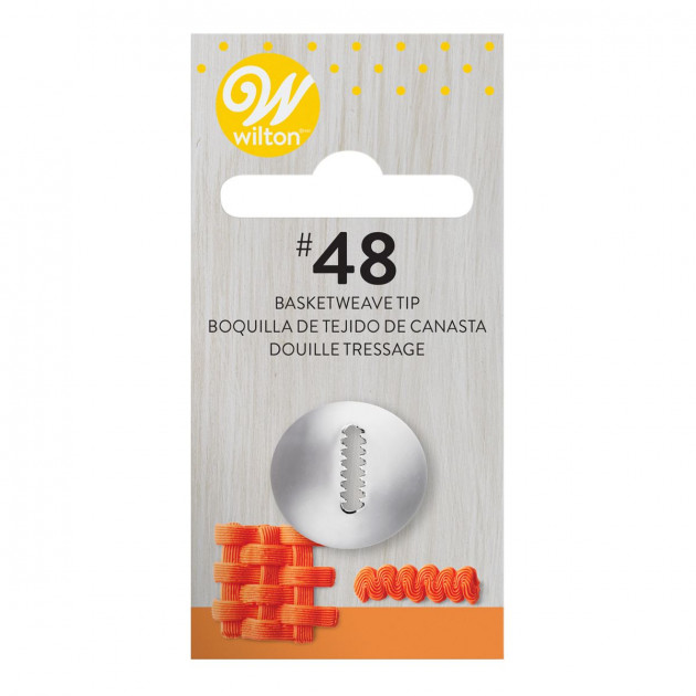 Douille pâtisserie inox effet tresse Wilton (n°48) Douille pâtisserie inox effet tresse Wilton (n°48)
