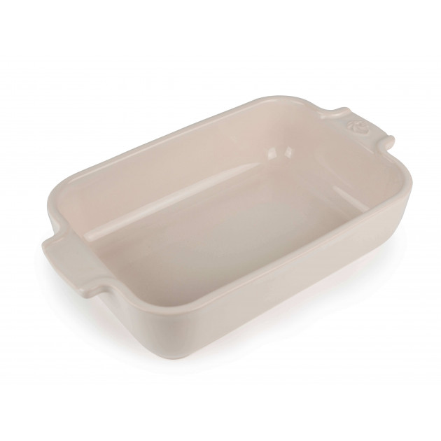 Plat à Four Rectangulaire en Céramique Appolia 22 cm Ecru Peugeot
