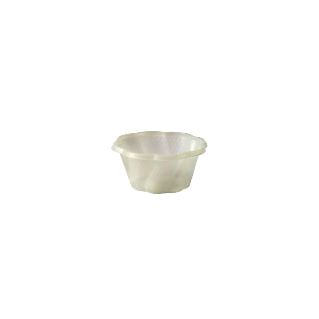 Pot à Glace 8cl Ø 7,8 cm Plastique (x100) Blanc Crème