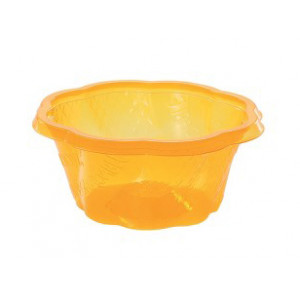 Pot à Glace 13cl Ø 9 cm Plastique (x100) Orange Pot à Glace 13cl Ø 9 cm Plastique (x100) Orange