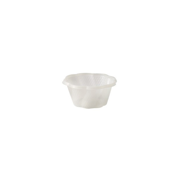 Pot à Glace 17cl Ø 9,8 cm Plastique (x100) Blanc