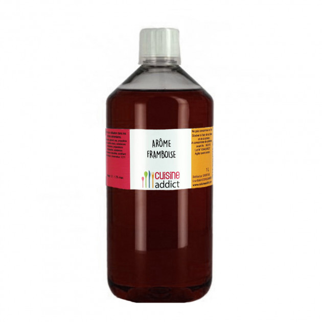 Arôme Alimentaire Naturel Framboise 1 L Cuisineaddict