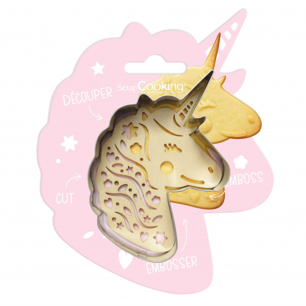 Kit Biscuit Licorne 9,6 cm ScrapCooking