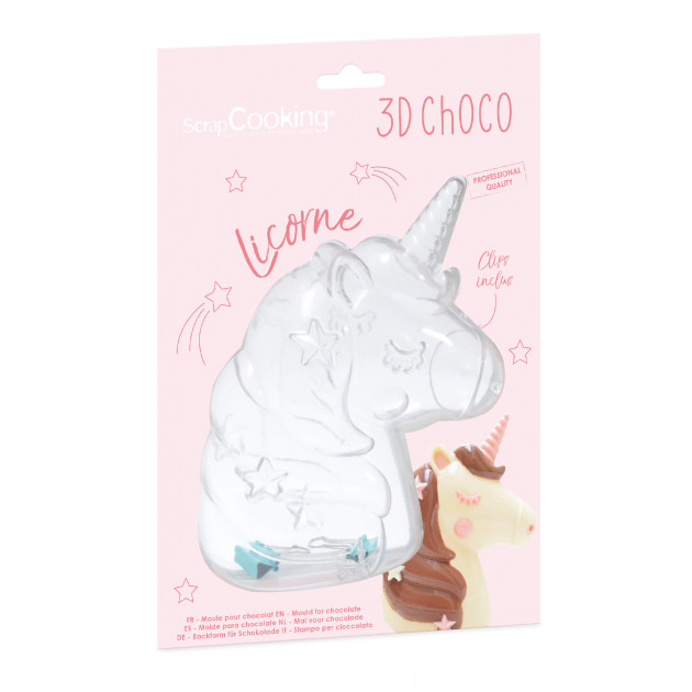 Moule 3D Chocolat Licorne Scrapcooking