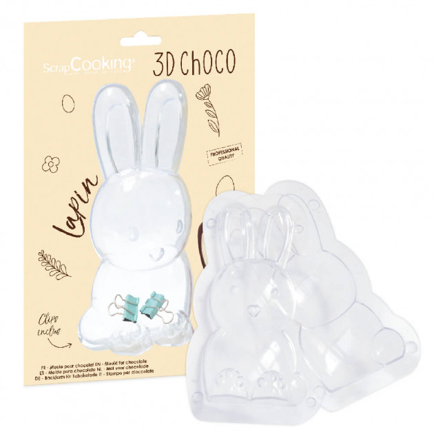 Contenu Moule 3D Choco Lapin Contenu Moule 3D Choco Lapin