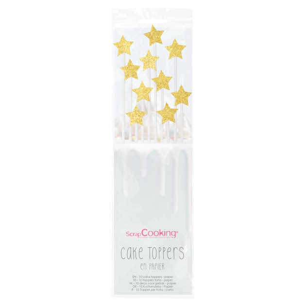 Scrapcooking - Glitter paillettes alimentaire doré, 5 g