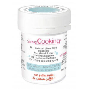 Colorant Alimentaire en Poudre Bleu Pastel 5g ScrapCooking Colorant Alimentaire en Poudre Bleu Pastel 5g ScrapCooking