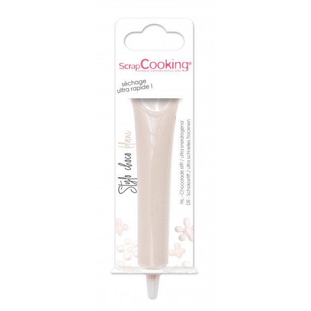 Stylo chocolat blanc 25 g ScrapCooking