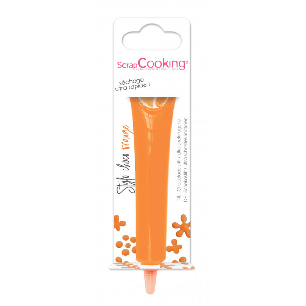 Stylo Chocolat Orange 25 g ScrapCooking