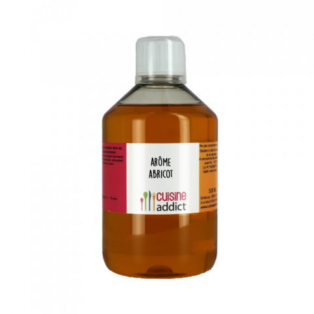 Arôme Alimentaire Abricot 500 ml Cuisineaddict