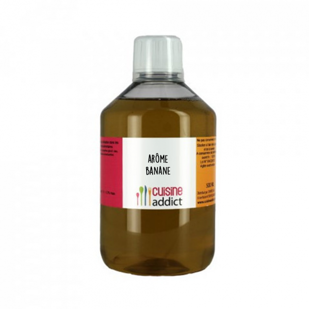 Arôme Alimentaire Banane 500 ml Cuisineaddict